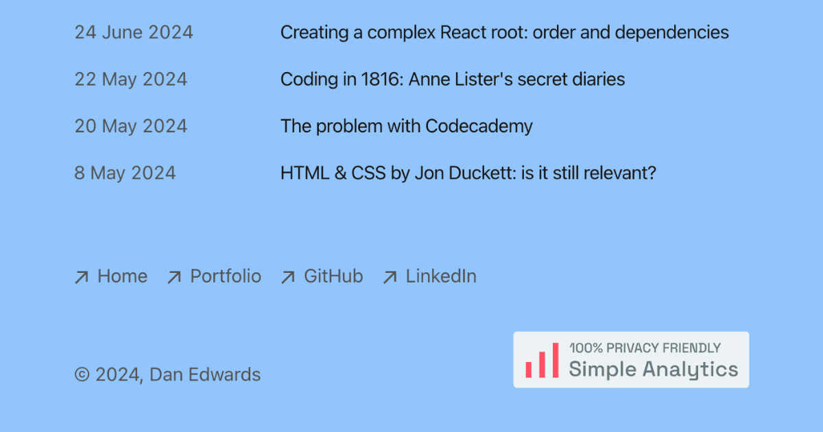 How to add a Simple Analytics badge to a Next.js site, an excellent alternative to Google Analytics.